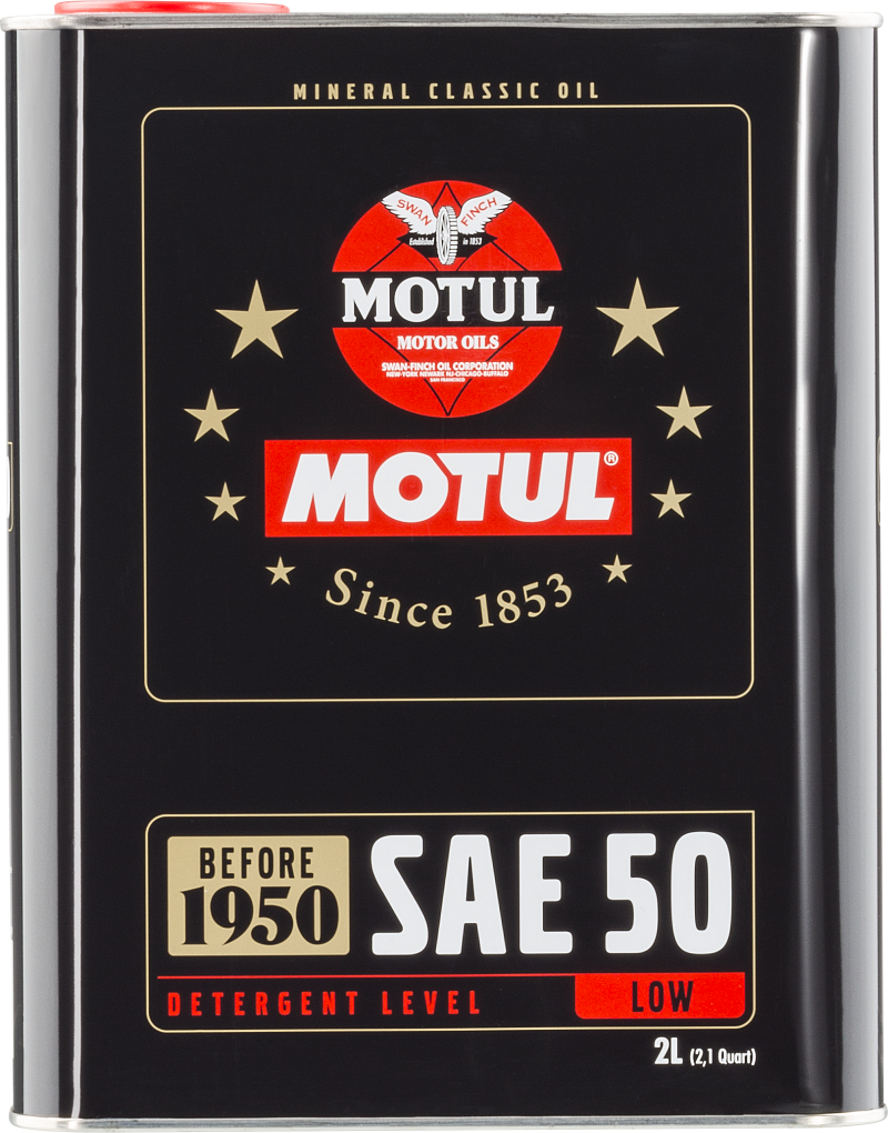 Motul Classic SAE 50 Oil - 2L Motul Motor Oils AXOPROS