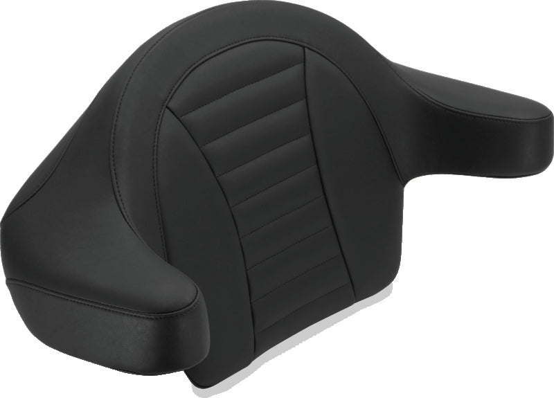 Mustang 08-21 Harley Electra Glide Std, Rd Glide ,Rd King ,Str Glide Super Touring Arm Wrap - Black Mustang Motorcycle Armrests AXOPROS