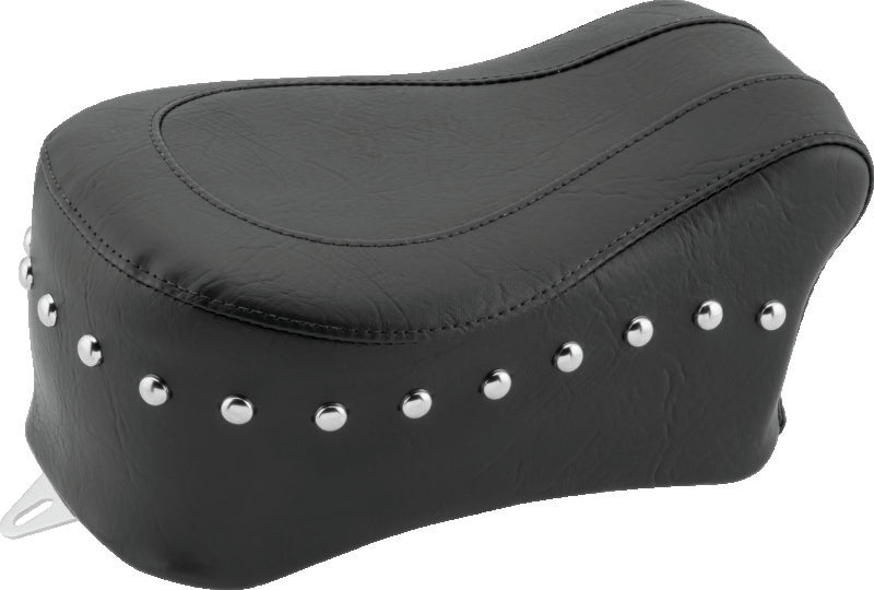 Mustang 65-86 Harley Early FL Touring Tank Bib w/Studs - Black Mustang Motorcycle Tank Bibs AXOPROS