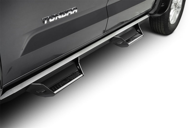 N-Fab 2022 Toyota Tundra Crew Max Cab All Beds SRW Predator Pro Steps Textured Black w/o Bed Access N-Fab Nerf Bars AXOPROS