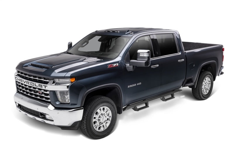 N-Fab EPYX 2019 Chevy/GMC 1500 Crew Cab - Cab Length - Tex. Black N-Fab Side Steps AXOPROS