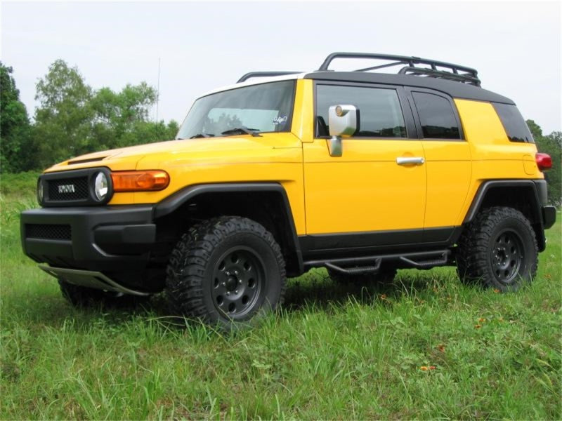 N-Fab Nerf Step 06-17 Toyota FJ Cruiser SUV 4 Door - Tex. Black - W2W - 2in N-Fab Side Steps AXOPROS