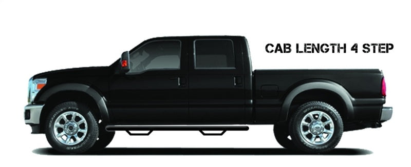 N-Fab Nerf Step 07-17 Toyota Tundra Double Cab - Tex. Black - Cab Length - 3in N-Fab Side Steps AXOPROS