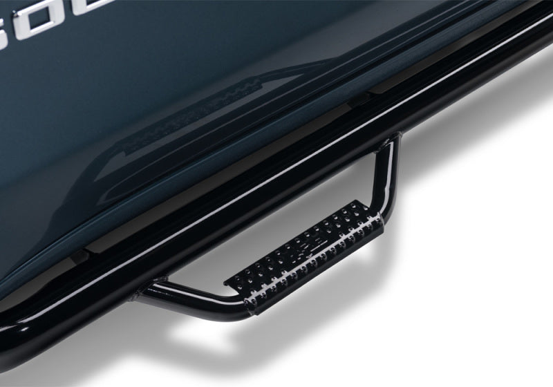 N-Fab Nerf Step 2019 Chevy/GMC 1500 Crew Cab - Cab Length Gloss - Black - 3in N-Fab Side Steps AXOPROS