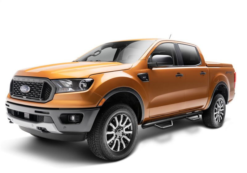 N-Fab Nerf Step 2019 Ford Ranger Crew Cab - Tex. Black - Cab Length - 3in N-Fab Side Steps AXOPROS