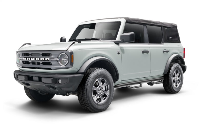 N-Fab Nerf Step 2021 Ford Bronco (4 Door) - Tex. Black - SRW - 3in N-Fab Side Steps AXOPROS