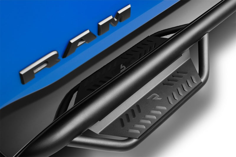 N-Fab Podium LG 09-17 Dodge Ram 1500 09-15.5 2500/3500/4500 Crew Cab - Tex. Black - 3in N-Fab Side Steps AXOPROS