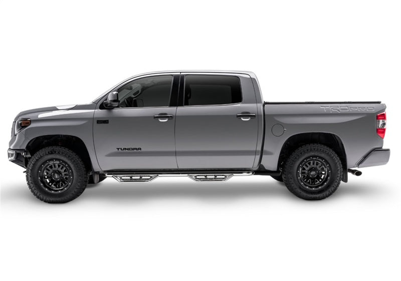 N-Fab Podium SS 2019 Chevy/GMC 1500 Crew Cab - Cab Length - Polished Stainless - 3in N-Fab Side Steps AXOPROS