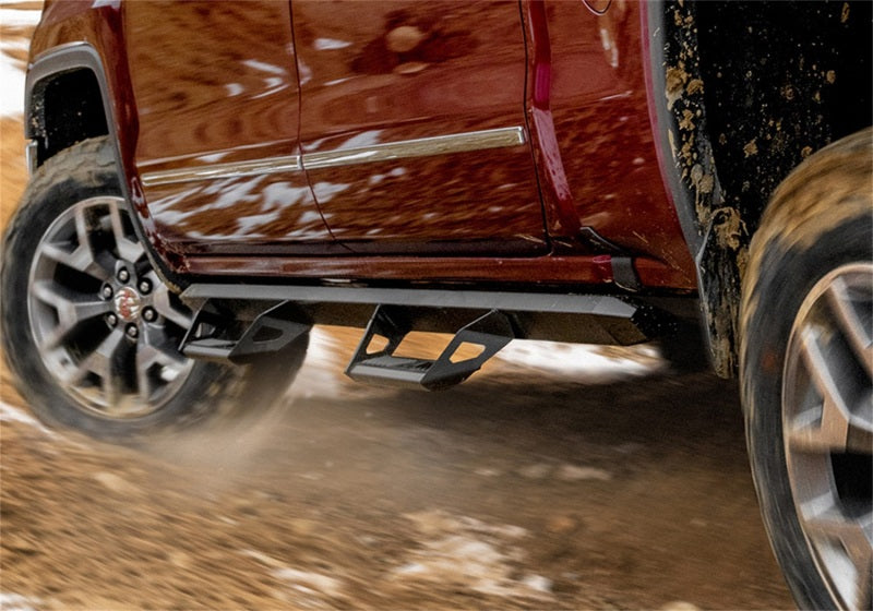 N-Fab Predator Pro Step System 14-18 Toyota 4 Runner SUV 4 Door Gas - Tex Black N-Fab Nerf Bars AXOPROS