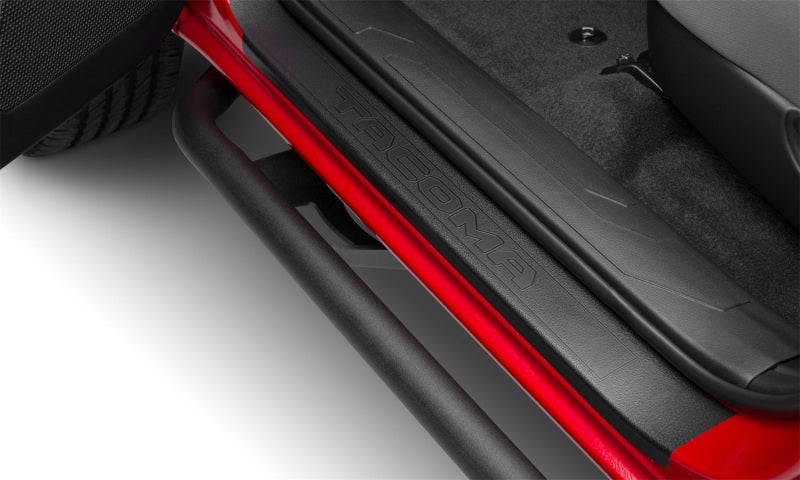 N-Fab Trail Slider Steps 16-20 Toyota Tacoma Crew Cab All Beds - SRW - Textured Black N-Fab Body Armor & Rock Rails  AXOPROS