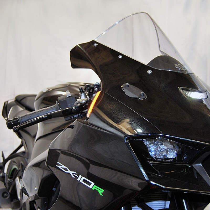 New Rage Cycles 20+ Kawasaki ZX-10R Mirror Block Off Plates New Rage Cycles Side Mirrors AXOPROS