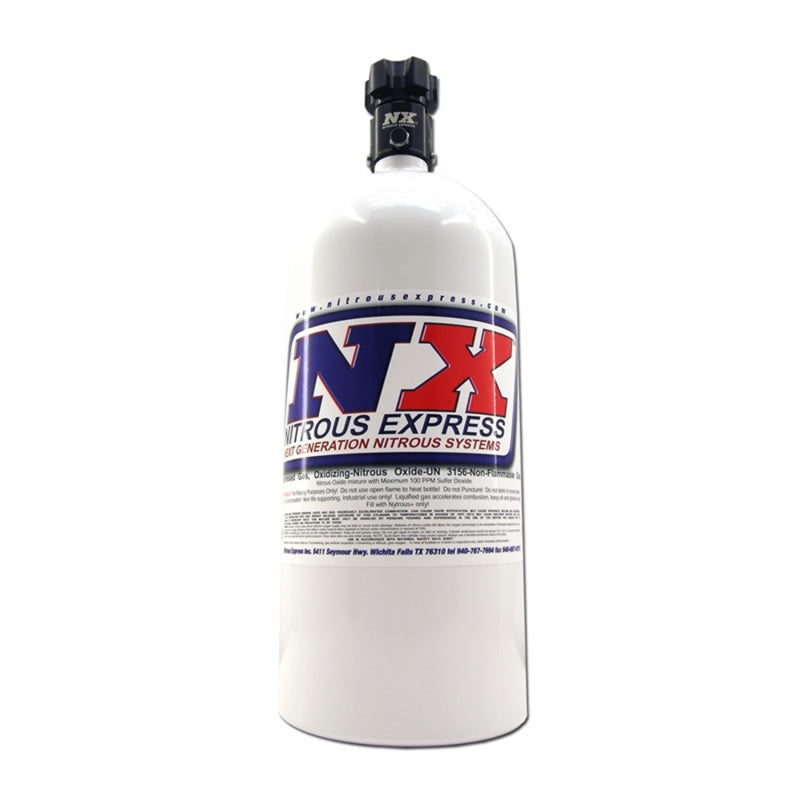Nitrous Express 10lb Bottle w/Lightning 500 Valve (6.89 Dia x 20.19 Tall) Nitrous Express Nitrous Bottles AXOPROS