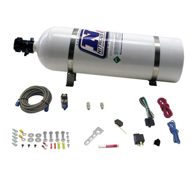 Nitrous Express Diesel Dry Nitrous Kit w/15lb Bottle/Mounting Hardware for 50HP Nitrous Express Nitrous Systems AXOPROS