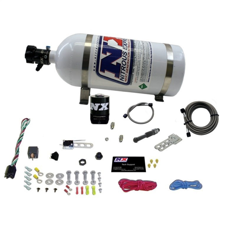Nitrous Express Dry EFI Single Nozzle Nitrous Kit (35-150HP) w/10lb Bottle Nitrous Express Nitrous Systems AXOPROS