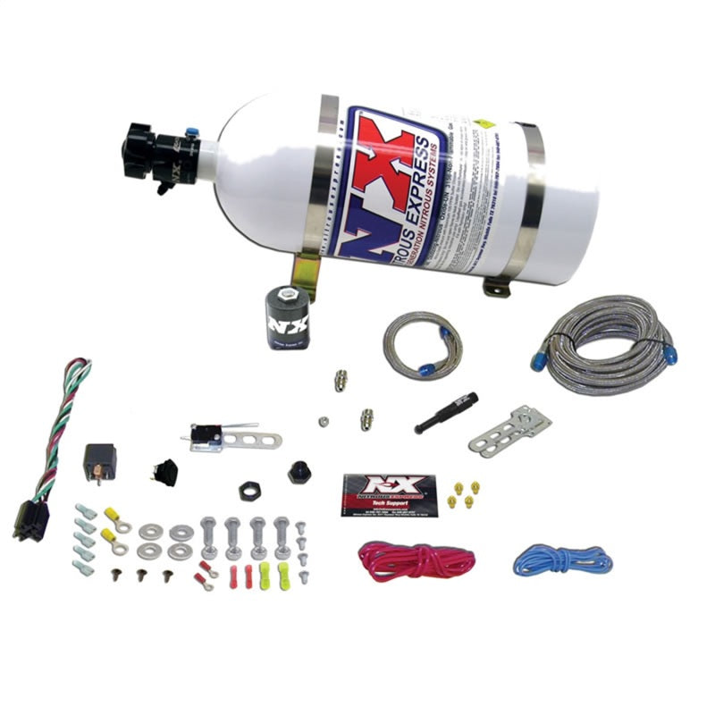Nitrous Express Dry EFI Single Nozzle Nitrous Kit (35-150HP) w/15lb Bottle Nitrous Express Nitrous Systems AXOPROS