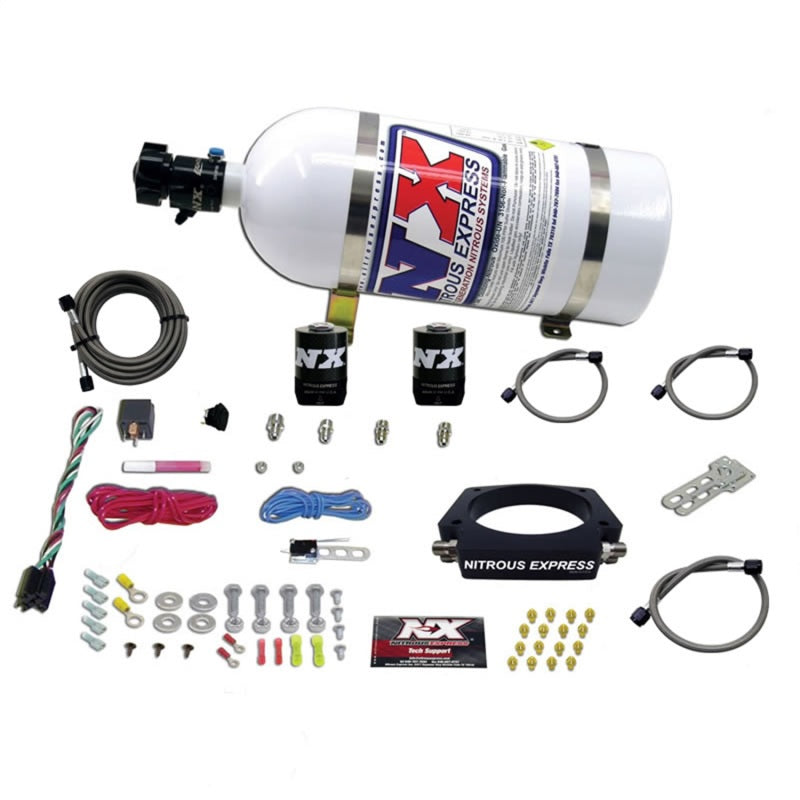 Nitrous Express GM LS 102mm Nitrous Plate Kit (50-400HP) w/10lb Bottle Nitrous Express Nitrous Systems AXOPROS