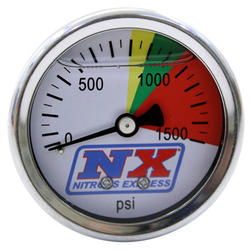 Nitrous Express Nitrous Pressure Gauge Only (0-1500 PSI) Nitrous Express Gauges AXOPROS