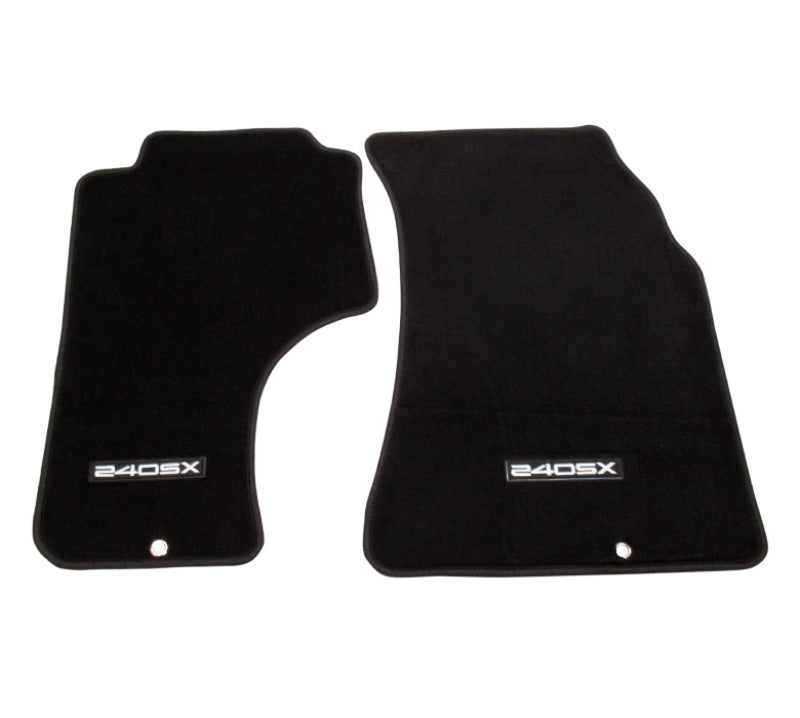 NRG Floor Mats - 89-98 Nissan 240SX (240SX Logo) - 2pc. NRG Floor Mats Carpeted AXOPROS