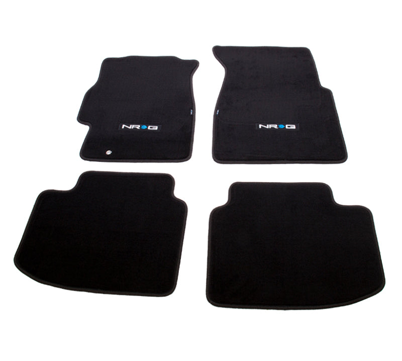 NRG Floor Mats - 96-00 Honda Civic 2DR & 3DR (EK9 Logo) - 4pc. NRG Floor Mats Carpeted  AXOPROS