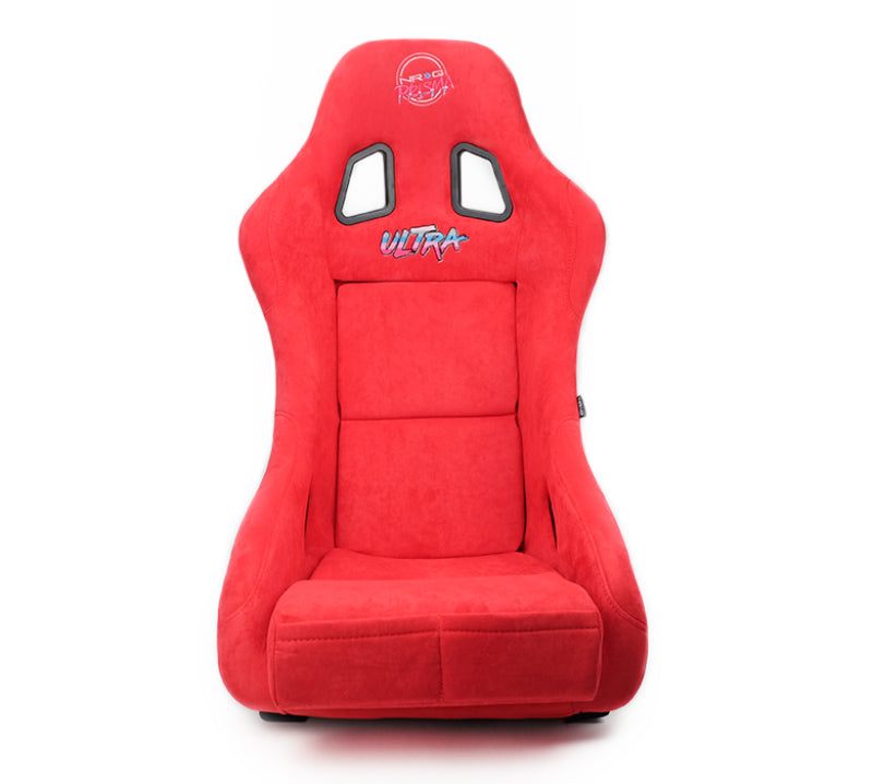NRG FRP Bucket Seat ULTRA Edition - Medium (Red Alcantara/Pearlized Back) NRG Race Seats AXOPROS