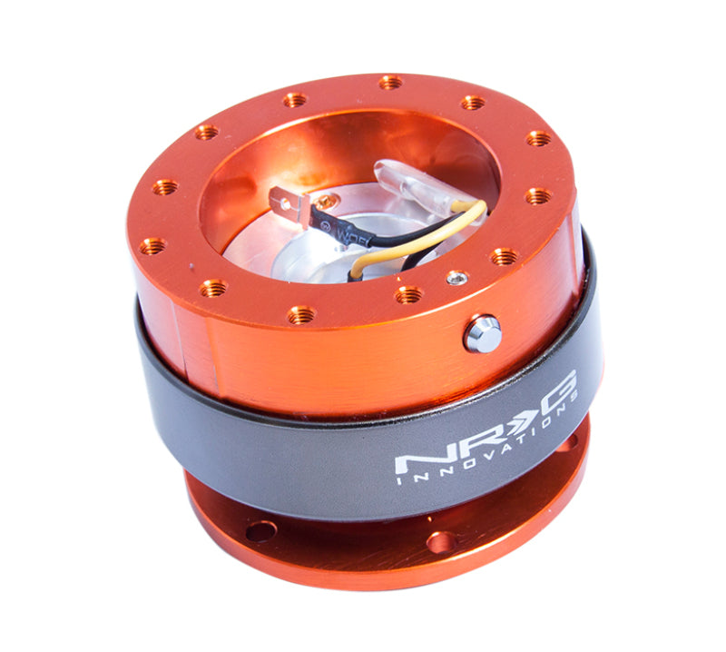 NRG Quick Release Gen 2.0 - Orange Body / Titanium Chrome Ring NRG Quick Release Adapters AXOPROS