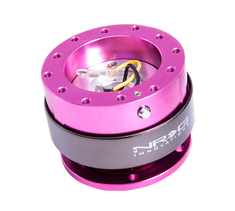 NRG Quick Release Gen 2.0 - Pink Body / Titanium Chrome Ring NRG Quick Release Adapters AXOPROS