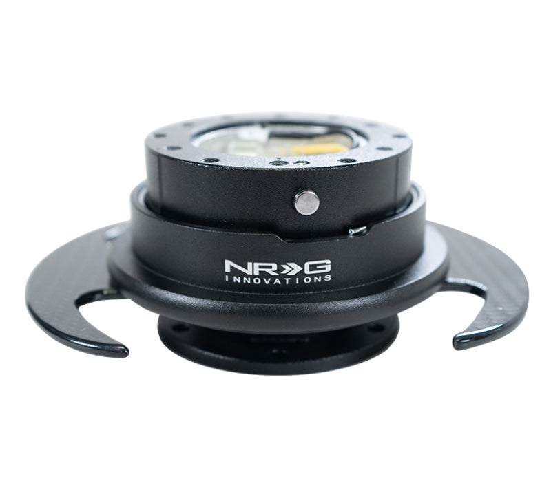 NRG Quick Release Kit Gen 3.0 - Black Body / Black Ring w/ Carbon Fiber Handles NRG Quick Release Adapters AXOPROS