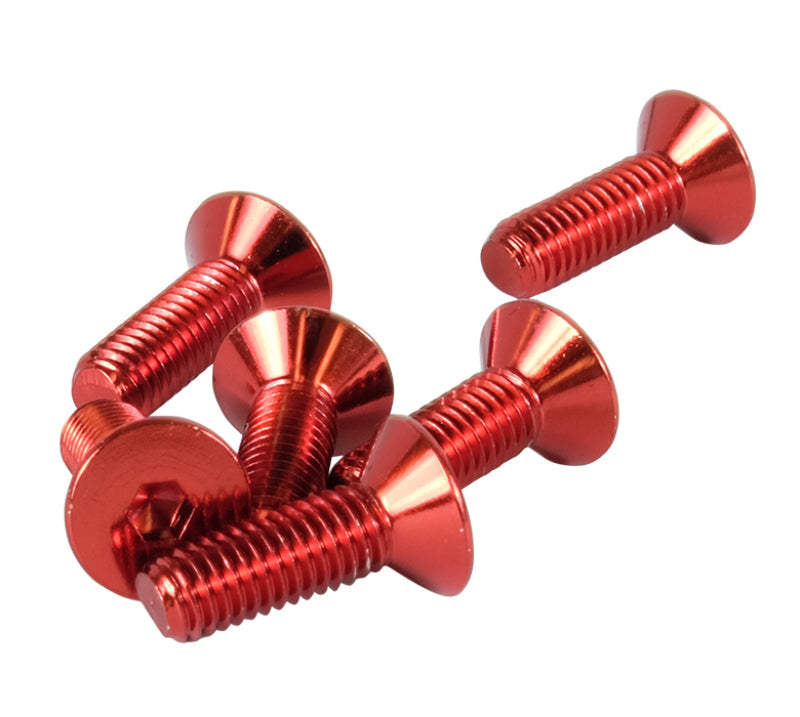 NRG Steering Wheel Screw Upgrade Kit (Conical) - Red NRG Steering Wheels AXOPROS