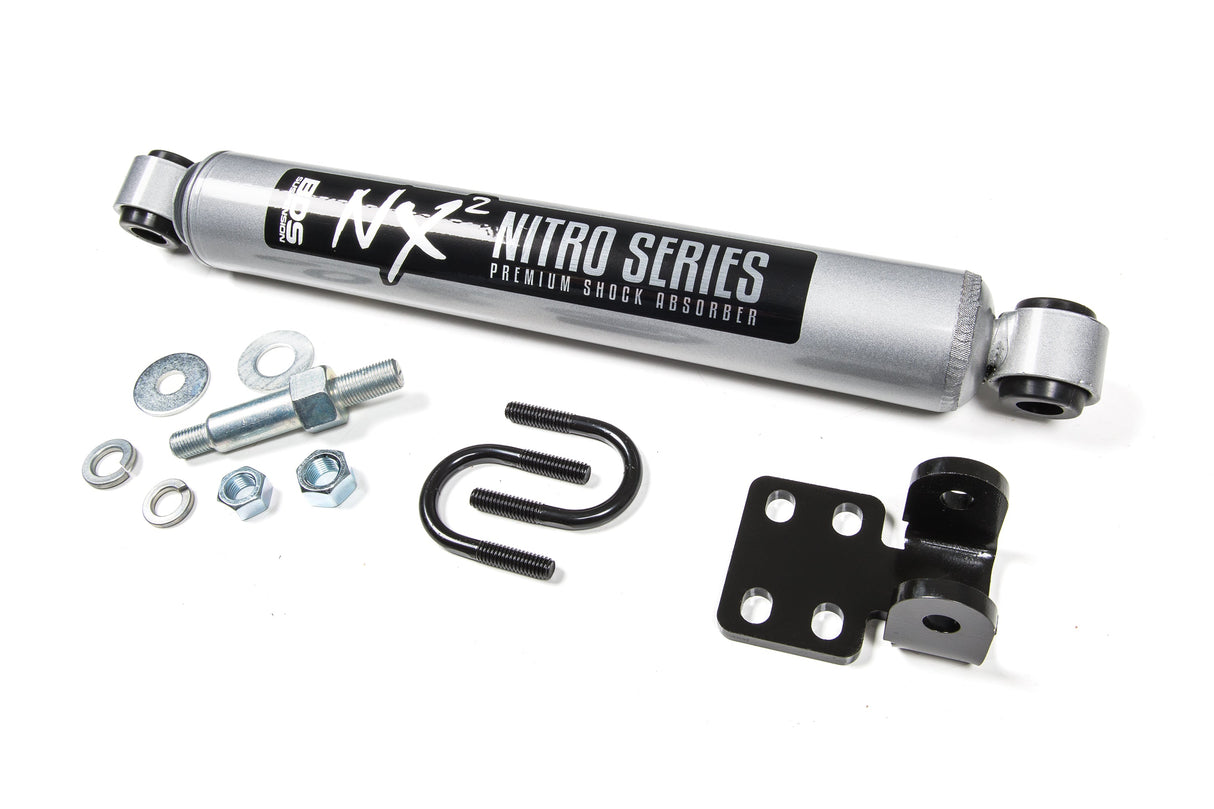 NX2 Steering Stabilizer Shock - Single - Ford F250/F350 Super Duty (17-24) 4WD BDS Suspension Steering Stabilizer AXOPROS