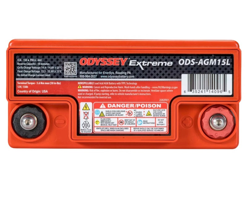 Odyssey Battery Powersport Extreme AGM Battery (PC545) Odyssey Battery Batteries AXOPROS