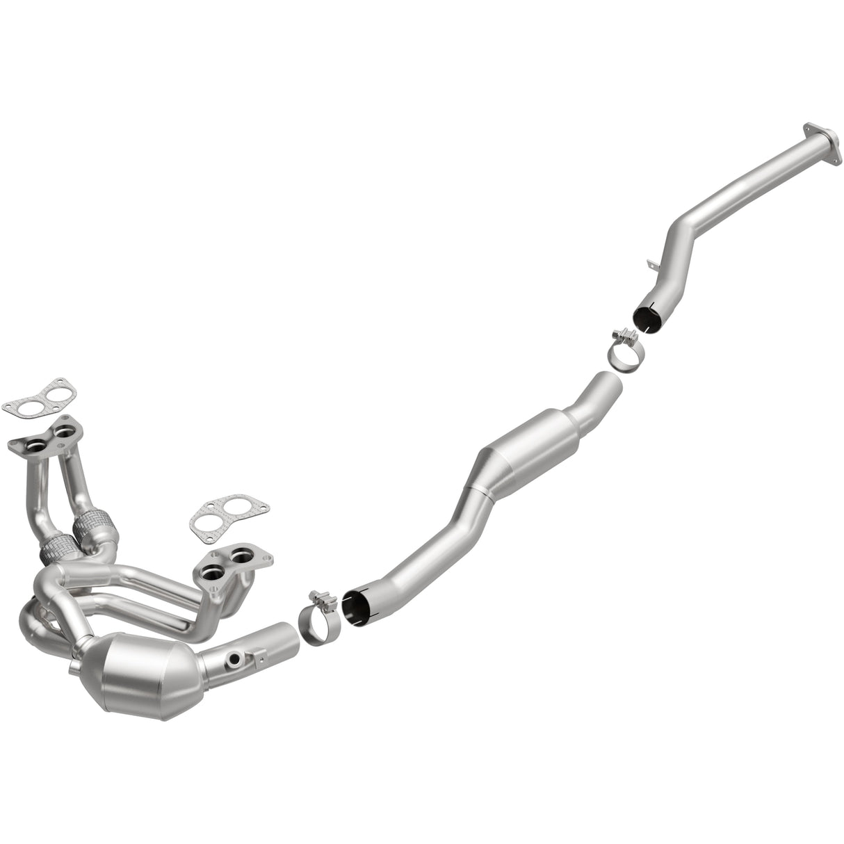 OEM Grade Direct-Fit Catalytic Converter MagnaFlow Exhaust Products Catalytic Converter with Integrated Exhaust Manifold AXOPROS