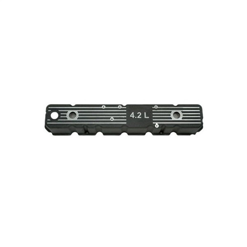Omix Blk Alum Valve Cover 4.2L Logo 80-91 Jeep Models OMIX Valve Covers AXOPROS