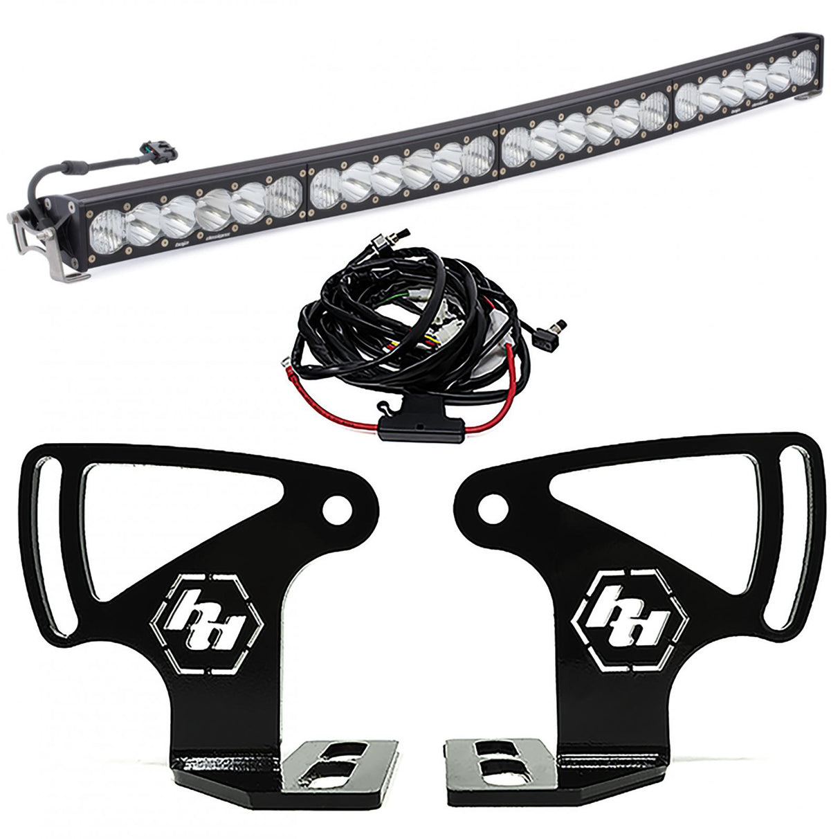 OnX6+ Arc 40 Inch Roof Mount Light Bar Kit Baja Designs Light Bar AXOPROS