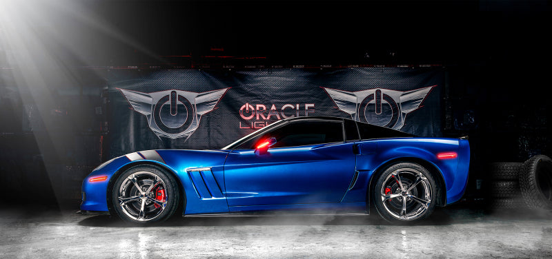 Oracle 05-13 Chevrolet Corvette C6 Concept Sidemarker Set - Tinted - No Paint SEE WARRANTY ORACLE Lighting Light Strip LED AXOPROS