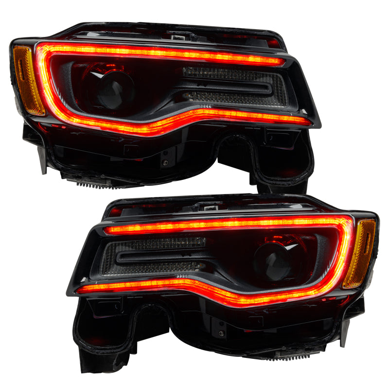 Oracle 1421 Jeep Grand Cherokee Dynamic Headlight DRL Upgrade Kit ColorSHIFT Dynamic SEE WARRANTY ORACLE Lighting Headlights AXOPROS