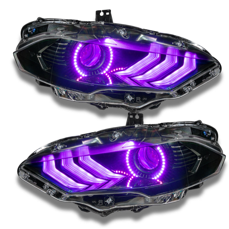 Oracle 18-21 Ford Mustang Dynamic DRL w/ Halo Kit & Sequential Turn Signal - ColorSHIFT SEE WARRANTY ORACLE Lighting Headlights AXOPROS