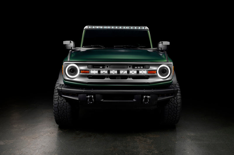 Oracle 2021+ Ford Bronco Integrated Windshield Roof LED Light Bar System SEE WARRANTY ORACLE Lighting Light Bars & Cubes AXOPROS