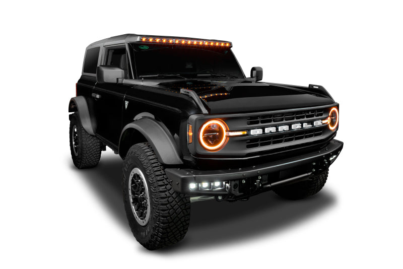 Oracle 2021+ Ford Bronco Integrated Windshield Roof LED Light Bar System SEE WARRANTY ORACLE Lighting Light Bars & Cubes AXOPROS