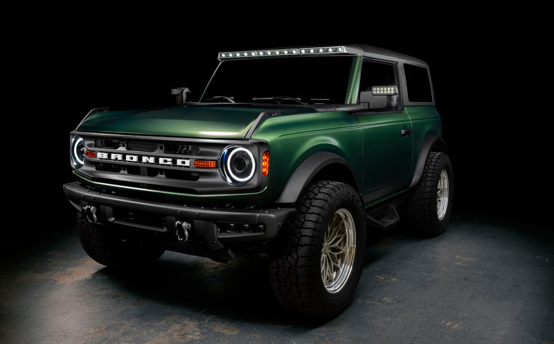 Oracle 2021+ Ford Bronco Integrated Windshield Roof LED Light Bar System SEE WARRANTY ORACLE Lighting Light Bars & Cubes AXOPROS