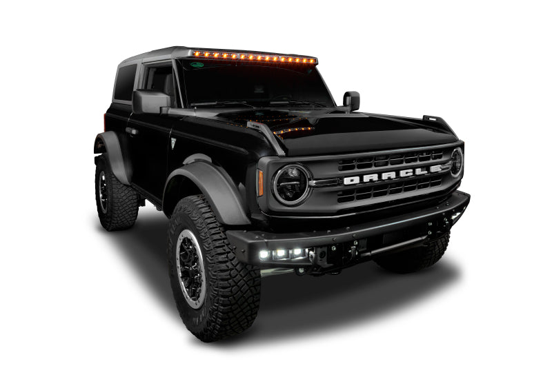 Oracle 2021+ Ford Bronco Integrated Windshield Roof LED Light Bar System SEE WARRANTY ORACLE Lighting Light Mounts AXOPROS
