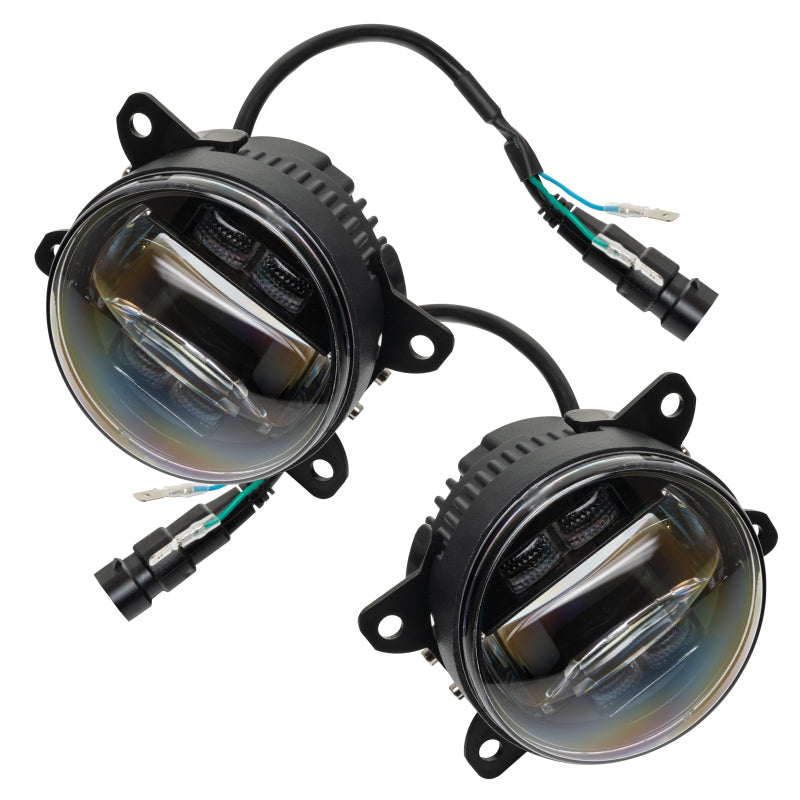 Oracle 4in High Performance LED Fog Light (Pair) - 6000K SEE WARRANTY ORACLE Lighting Fog Lights AXOPROS