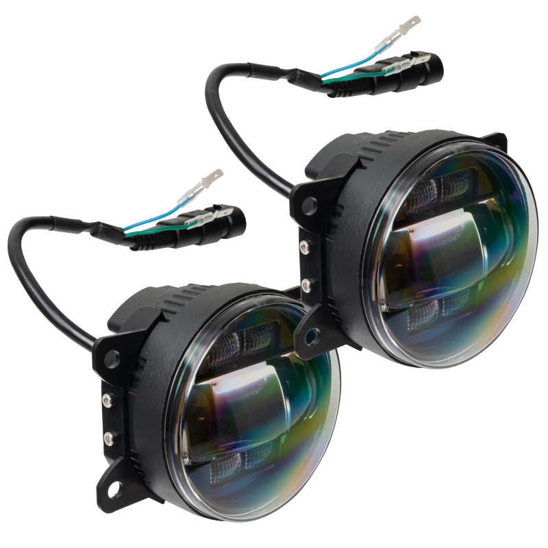 Oracle 4in High Performance LED Fog Light (Pair) - 6000K SEE WARRANTY ORACLE Lighting Fog Lights AXOPROS