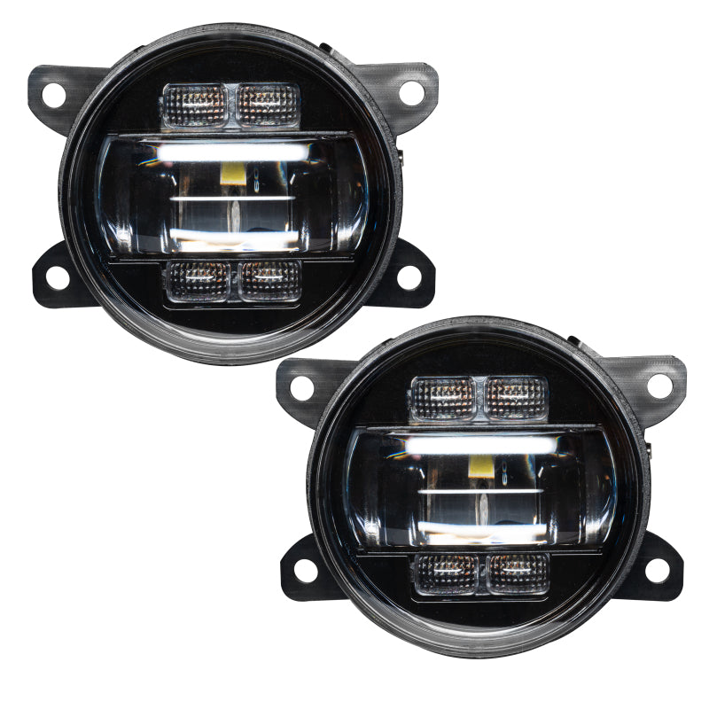Oracle 4in High Performance LED Fog Light (Pair) - 6000K SEE WARRANTY ORACLE Lighting Fog Lights AXOPROS