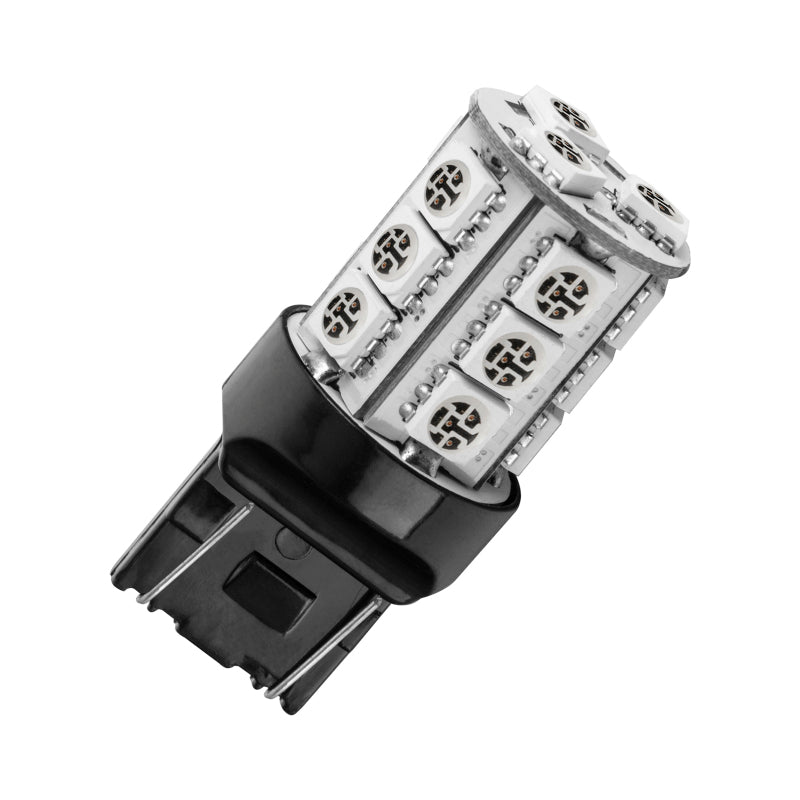 Oracle 7443 18 LED 3-Chip SMD Bulb (Single) - Red ORACLE Lighting Bulbs AXOPROS