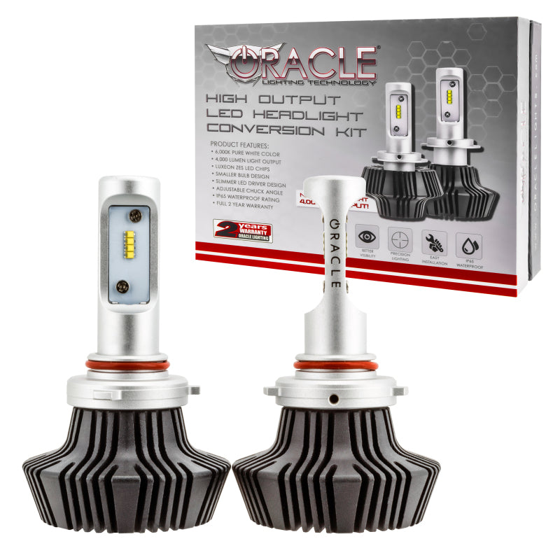 Oracle 9005 4000 Lumen LED Headlight Bulbs (Pair) - 6000K ORACLE Lighting Bulbs AXOPROS