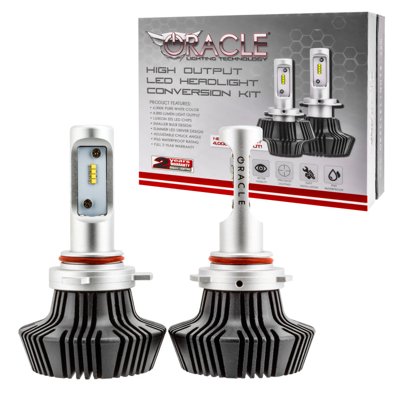 Oracle 9012 4000 Lumen LED Headlight Bulbs (Pair) - 6000K ORACLE Lighting Bulbs AXOPROS