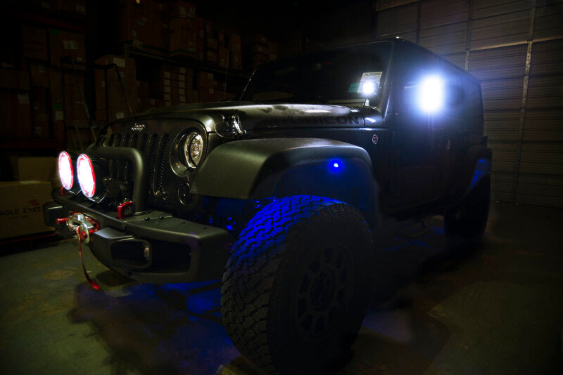 Oracle Bluetooth + RF Underbody Rock Light Kit - 8 PCS - ColorSHIFT ORACLE Lighting Light Bars & Cubes AXOPROS