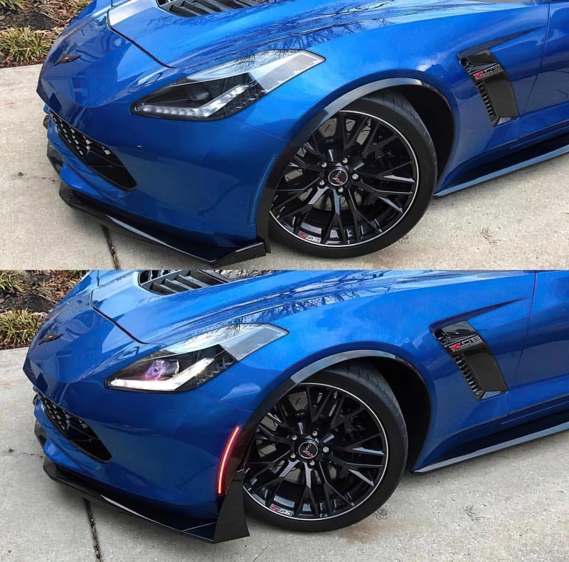 Oracle Chevrolet Corvette C7 Concept Sidemarker Set - Tinted - No Paint SEE WARRANTY ORACLE Lighting Light Strip LED AXOPROS