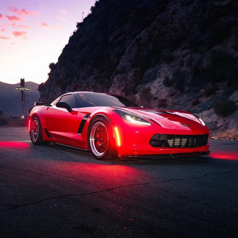 Oracle Chevrolet Corvette C7 Concept Sidemarker Set - Tinted - No Paint SEE WARRANTY ORACLE Lighting Light Strip LED AXOPROS