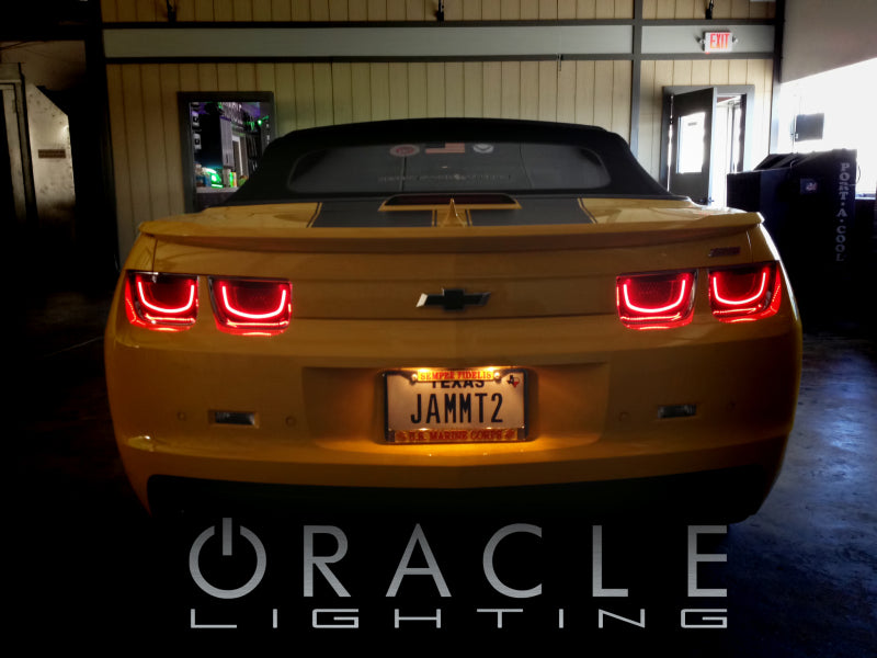 Oracle Chevy Camaro 10-13 Afterburner 2.0 Tail Light Halo Kit - Red SEE WARRANTY ORACLE Lighting Tail Lights AXOPROS